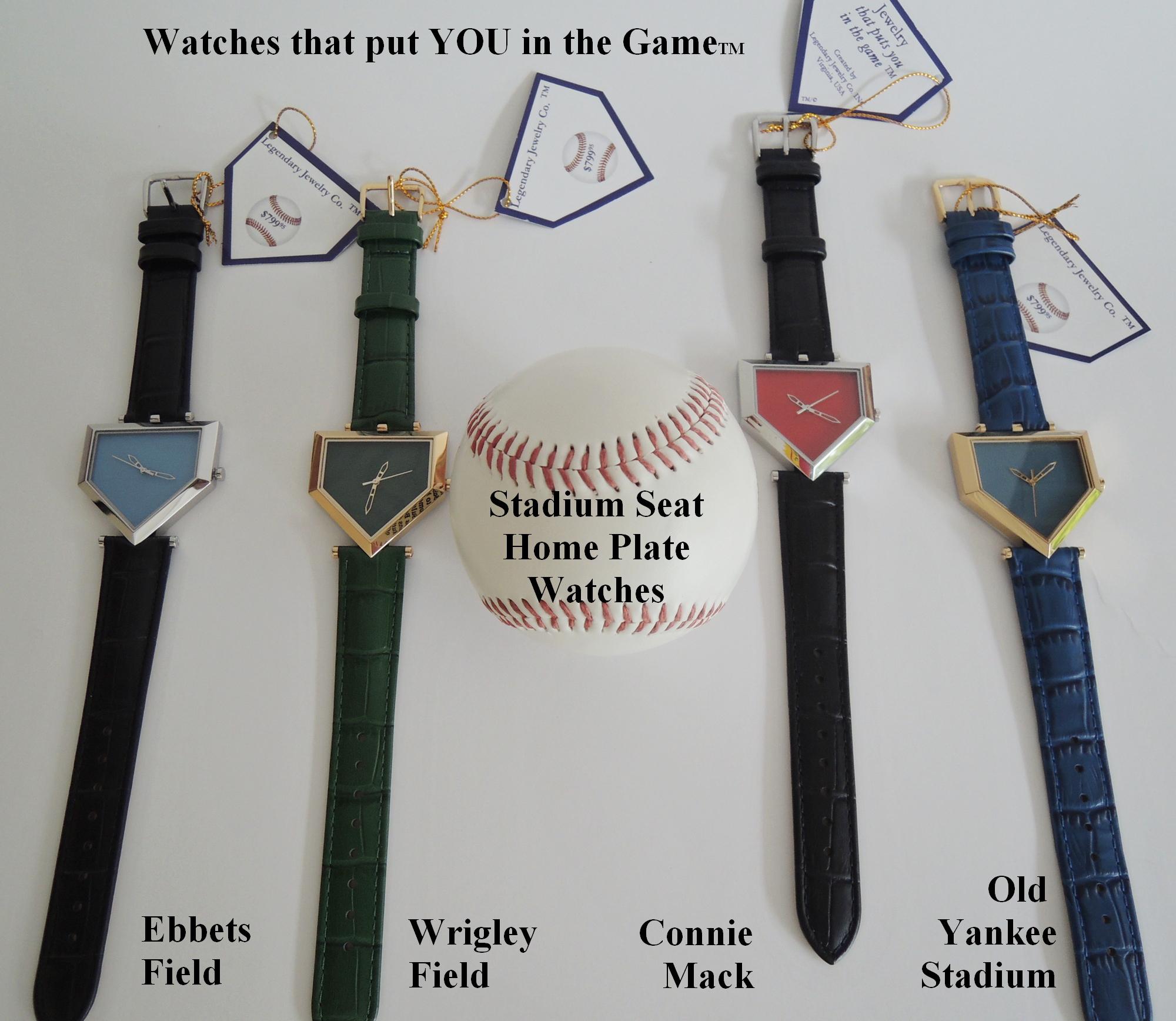 Ebbets Field Home Plate Watch for Men  by Legendary Man®