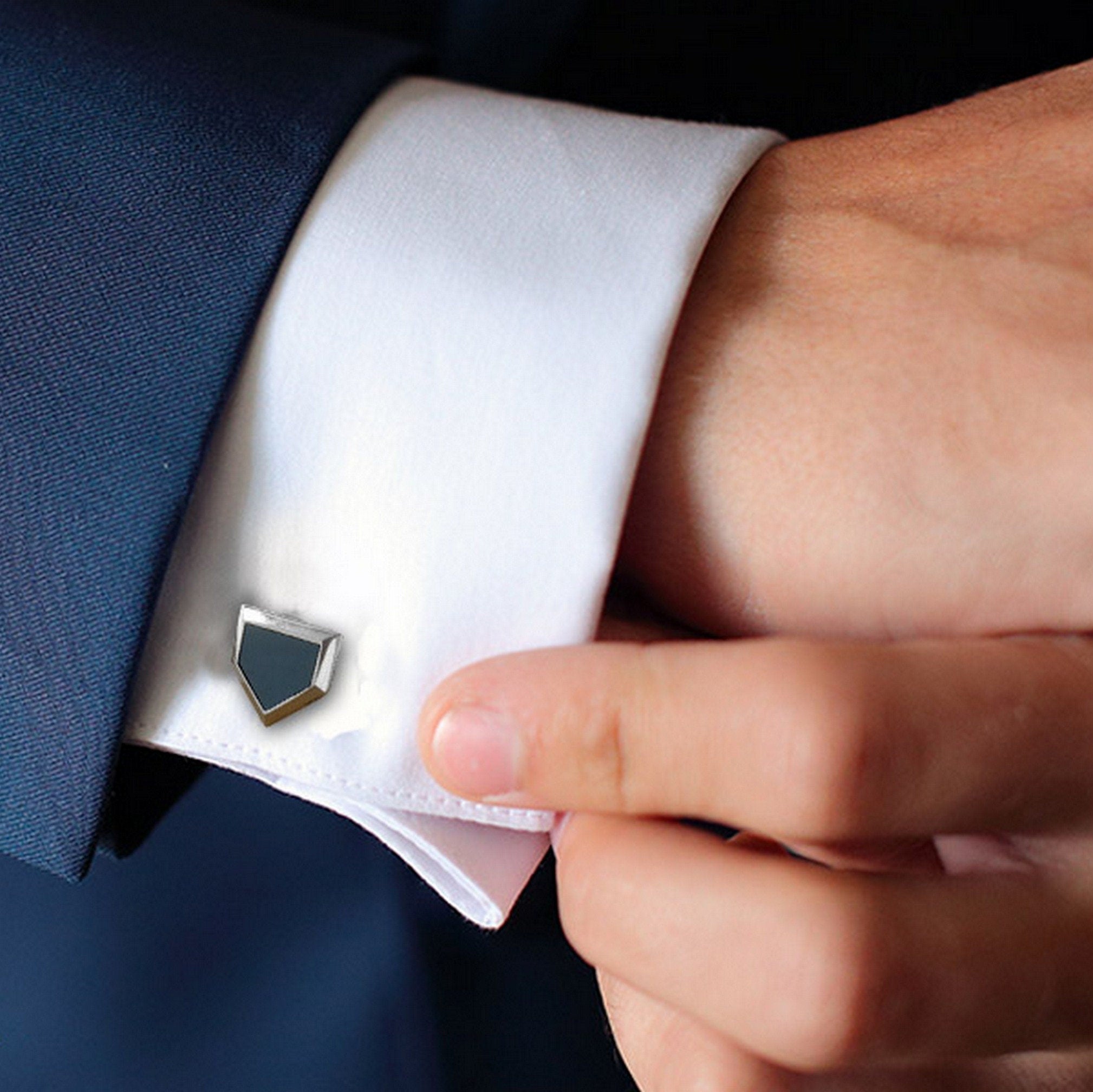 Cufflinks Old Yankee Stadium seat home plate Christmas gift for Men Baseball presents for him from Legendary Man® Proudly built in Virginia