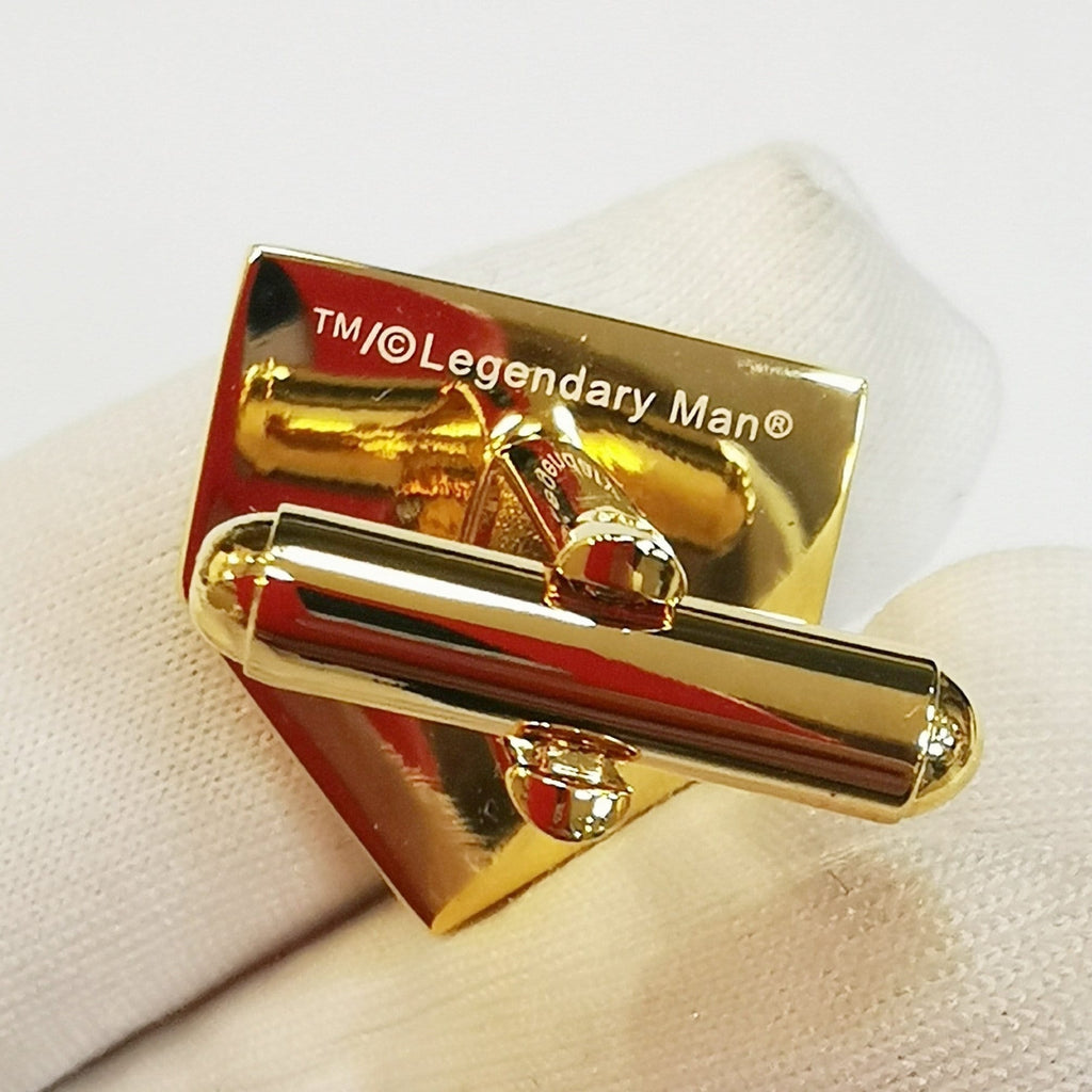 Shea Stadium Mets Cufflinks: Historic Dugout Bench Wood, USA Made