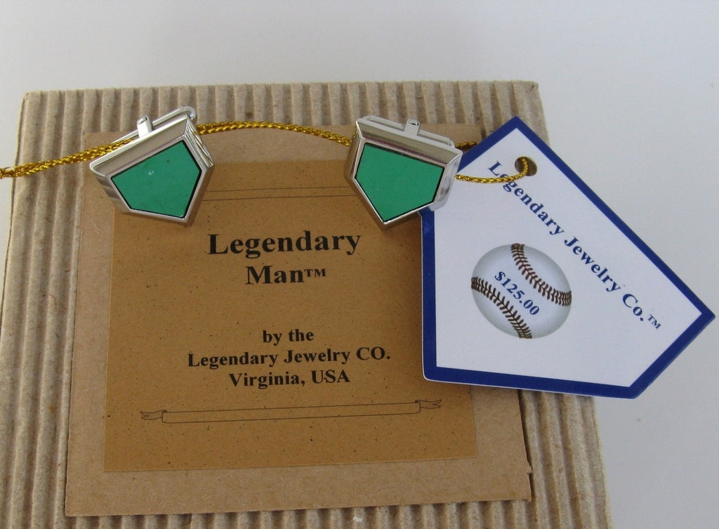 Comiskey Park Stadium Seat Cufflinks: Chicago White Sox Baseball Gift