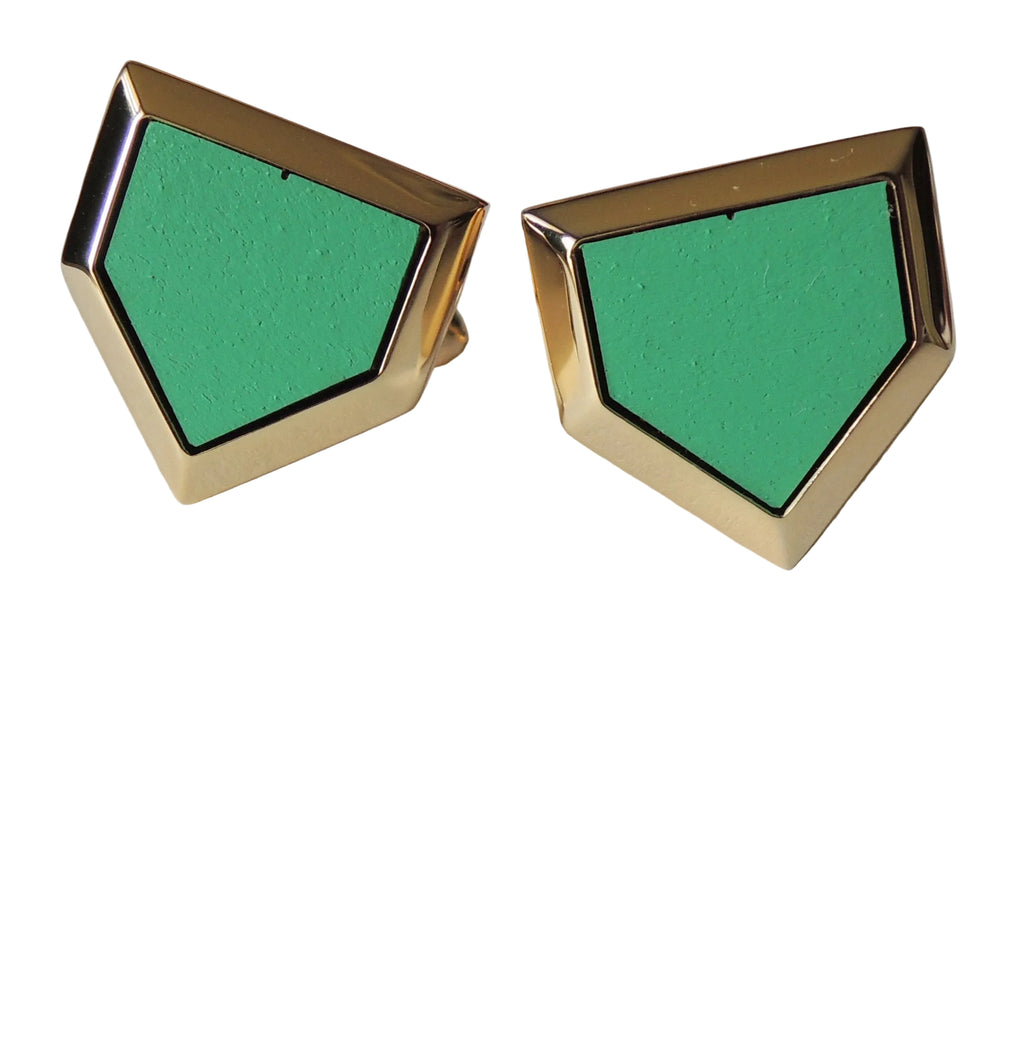 White Sox Comiskey Field Home Plate Cufflinks 