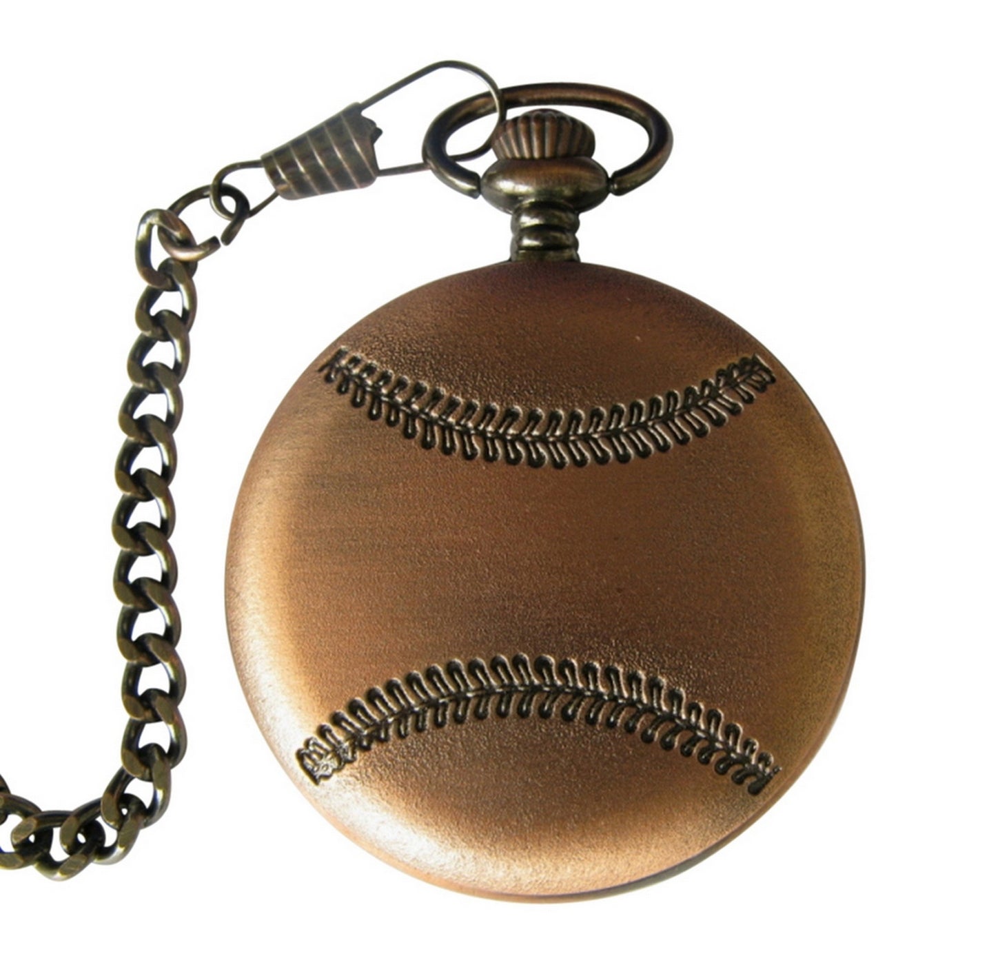 Baseball Pocket Watch Seiko Japan made movement. Men's Gift, USA design in Virginia!