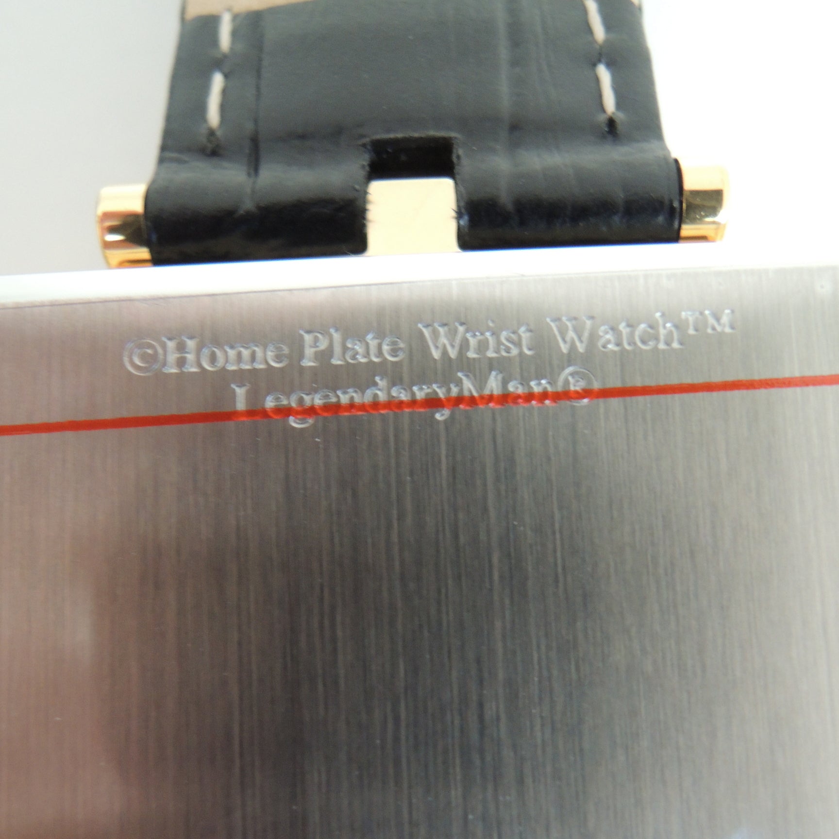 Legendary Man® Home Plate Wrist Watch, Designed and cased in USA Swiss Movement