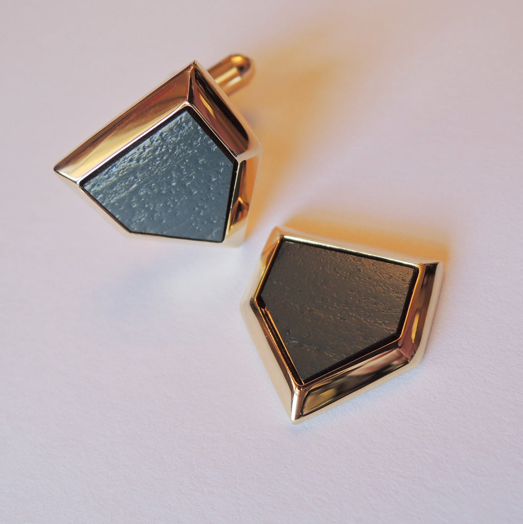 Legendary Man® TIGER Stadium Seat Home Plate Cufflinks great gift for men dad will love wood 5th Anniversary present