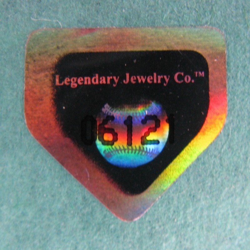 Legendary Man® TIGER Stadium Seat Home Plate Cufflinks great gift for men dad will love wood 5th Anniversary present