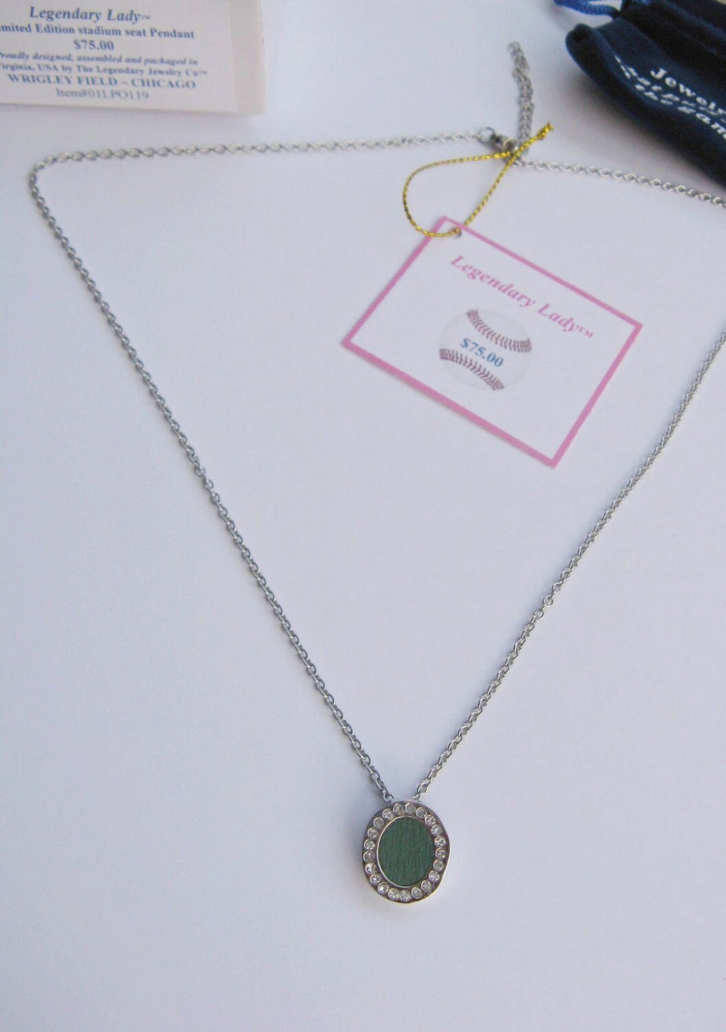 Wrigley Field Stadium Seat Earrings or Necklace: Chicago Cubs Jewelry