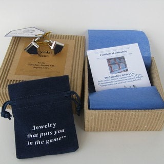 Fenway Park Stadium Seat Cufflinks Boston Red Sox Men's Baseball Gift Designed and Built in the USA