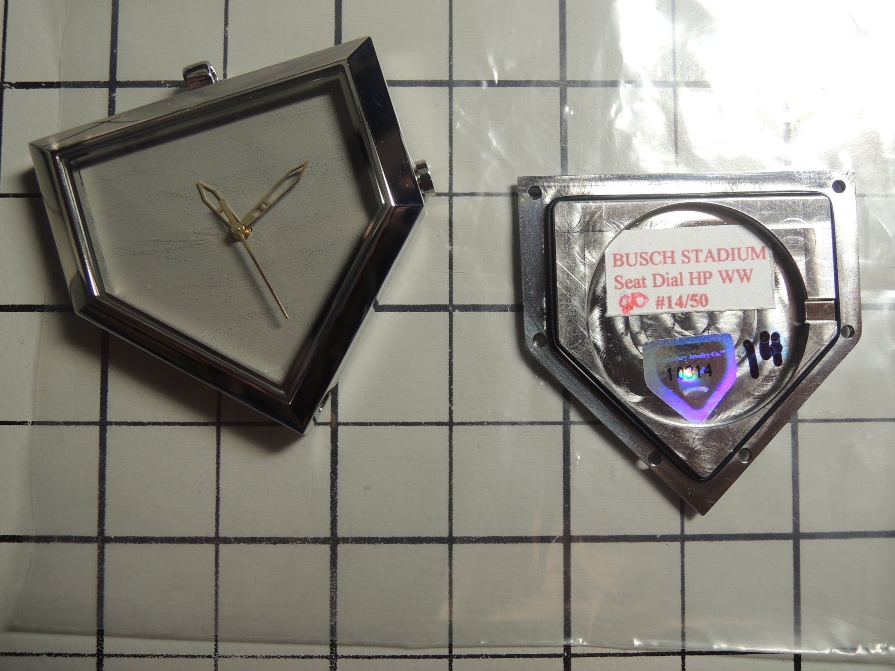 Busch Stadium Bleacher Seat Baseball Wrist Watch