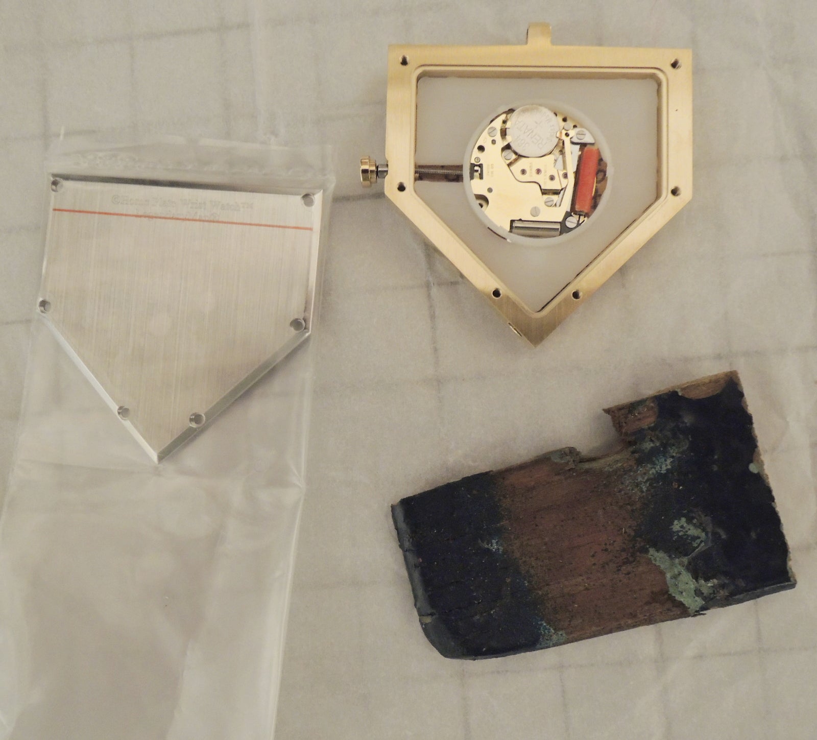 Legendary Man® Fenway Park Stadium Seat Home Plate Wrist Watch