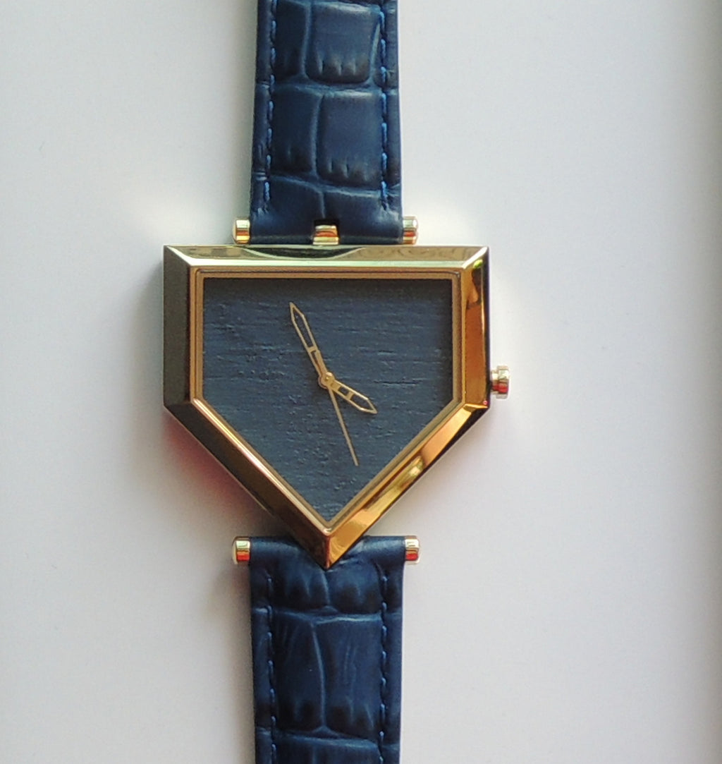 Mets Baseball Home Plate Watch from Shea Stadium Dugout Bench Rare men's gift