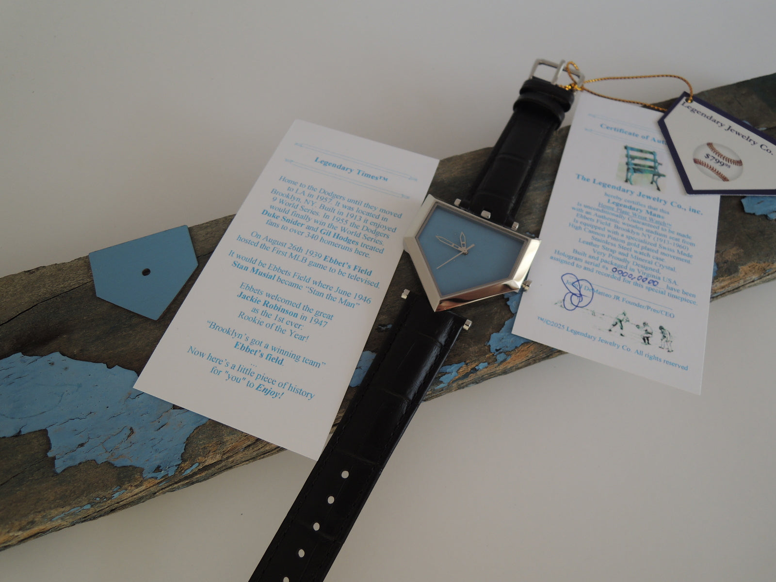 Ebbets Field baseball Watch for Men by Legendary Man® MSRP $799